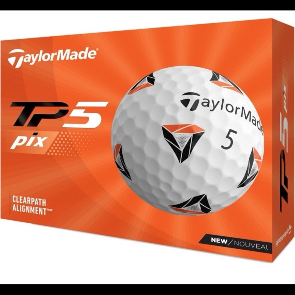 4 Dozen New TaylorMade TP5 Pix Golf Balls
